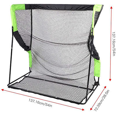 Portable foldable outdoor sports kick Ttrainer training exercise football shot net soccer goal