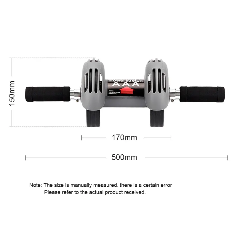 Home fitness equipment multifunctional two-round abs wheel