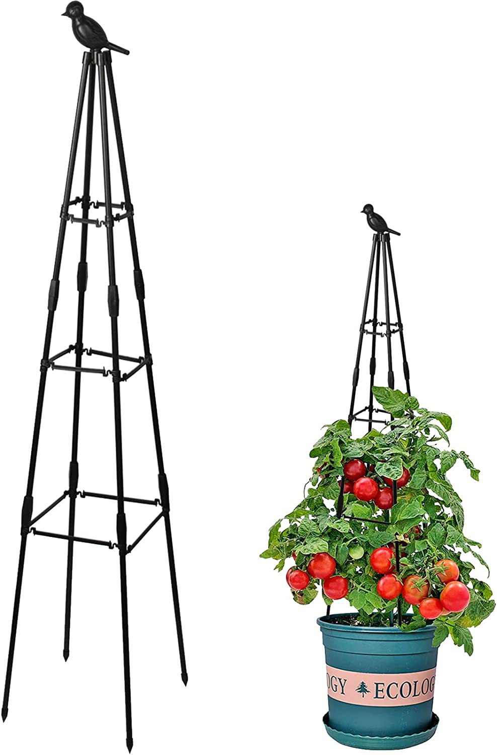 Receiving climbing vine frame, plant support frame, clematis triangle frame, pot support, traction flower frame