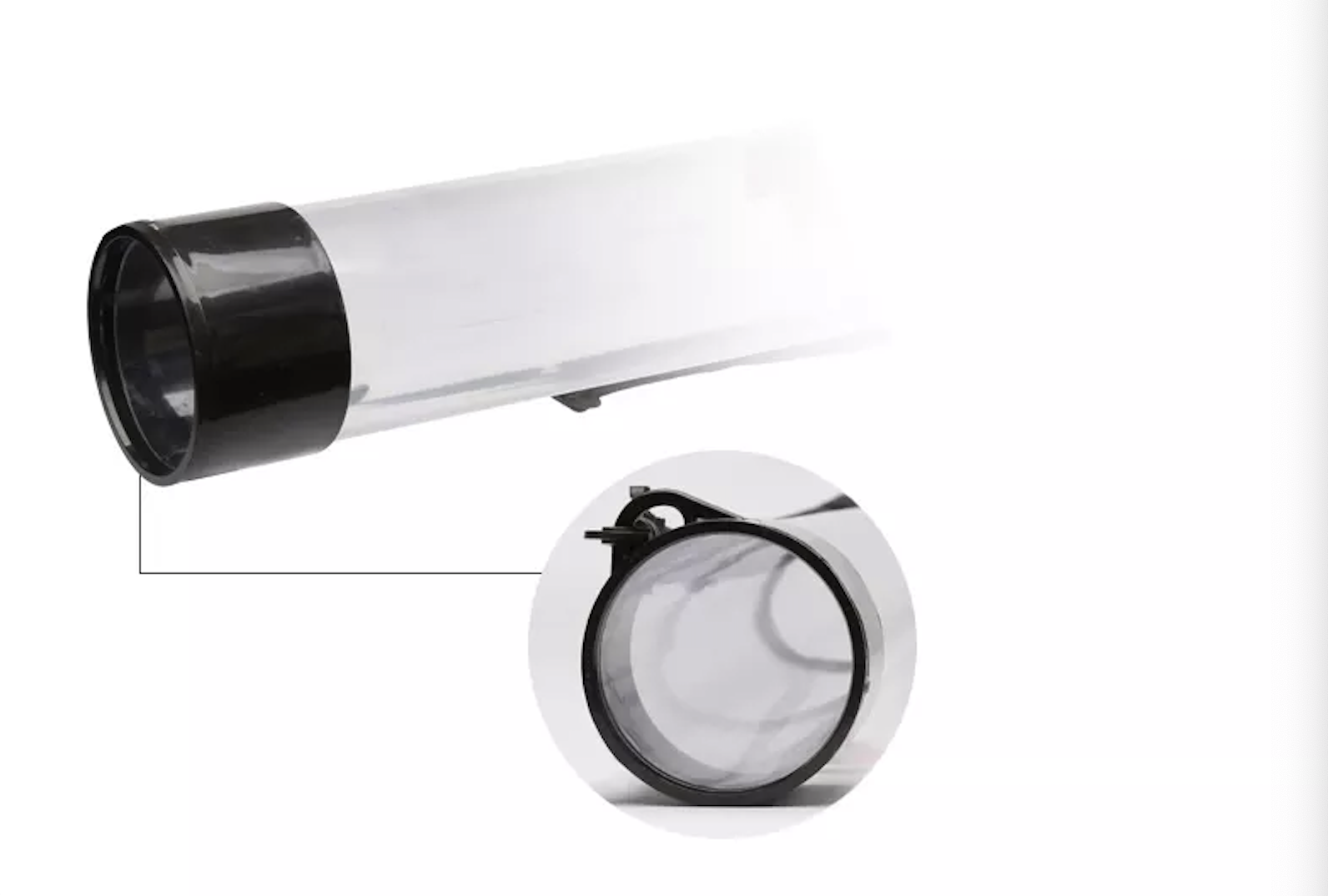 Tennis ball pickup collection natural plastics storage tube