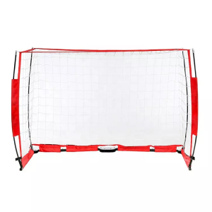Quickly set up portable folding football goalposts