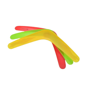 Promotional gifts boomerang plastic toy boomerang back