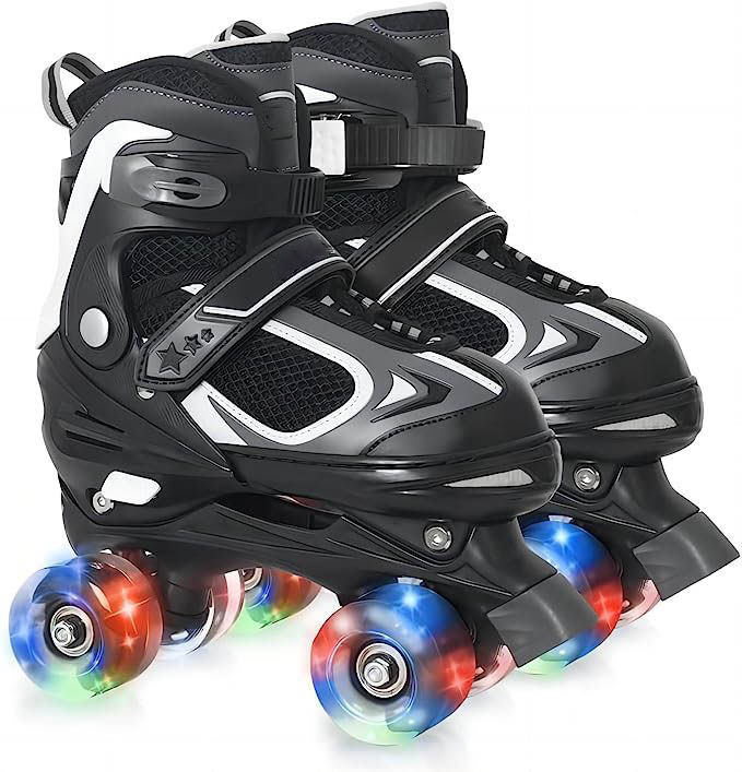Kids Skates 4 Sizes Adjustable Quad Skates