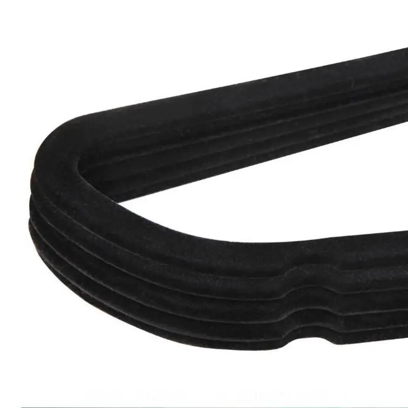 Home supermarket 360 hanger clothes plastic hanger stainless steel closet wardrobe durable velvet clothing hanger