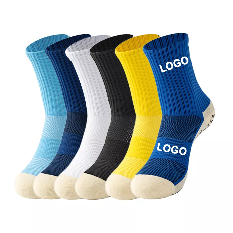 Grip anti slip custom color outdoor football socks football sports socks Featured Image