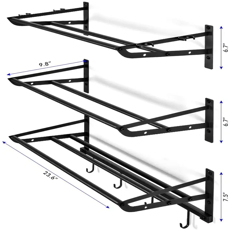 Metal sports equipment storage rack garage basketball organizer ball