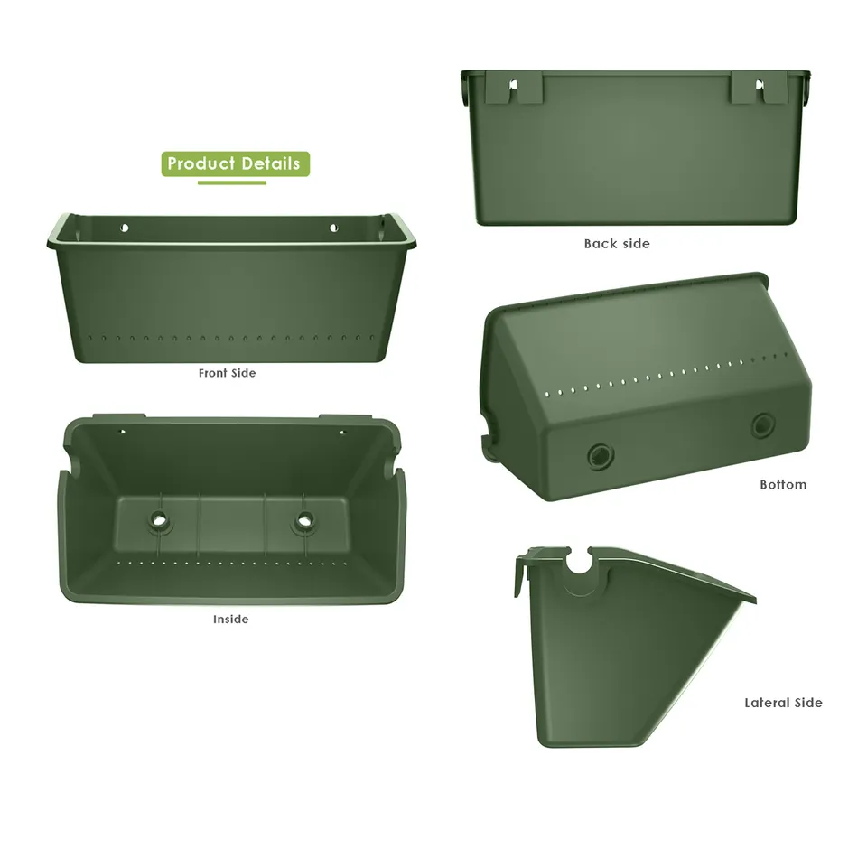 Hot Sale Durable Plastic Commerical Vertical Planters Hanging Planter with Automatic Irrigation System