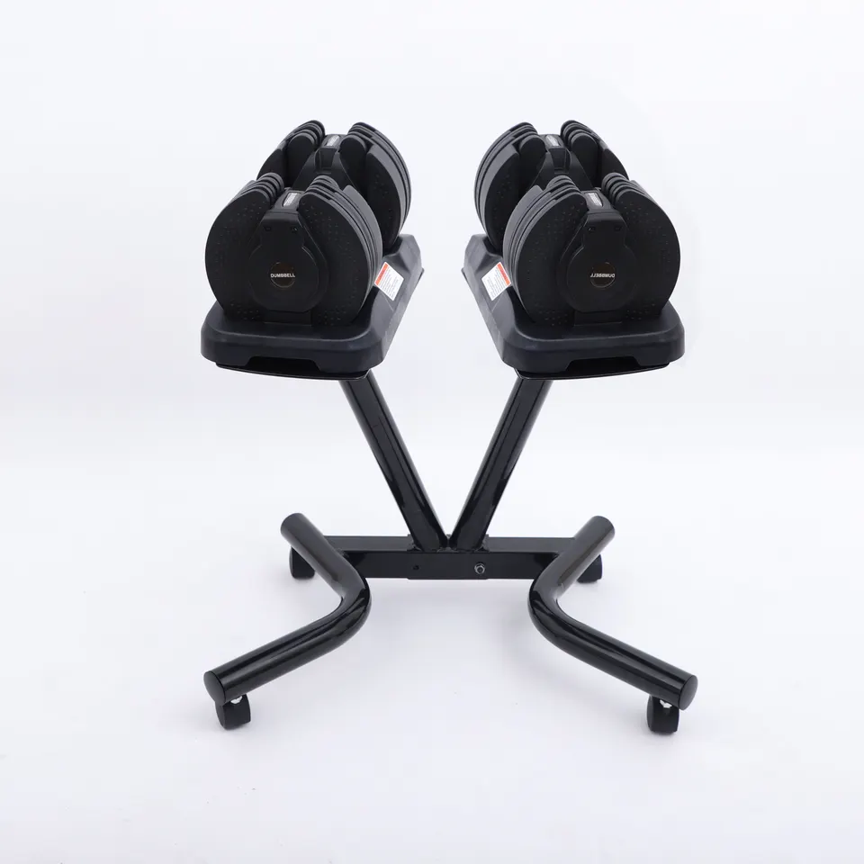 Durable home workout adjustable dumbbell stand