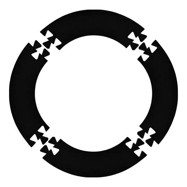 Dartboard surround ring set dart board wall protectors for 18-inch dartboard