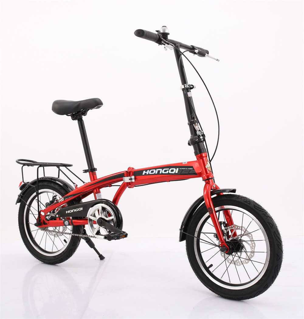 Steel Frame Folding Bike Reliable Quality Bicycle for Men Portable Adult Bikes for Men Women