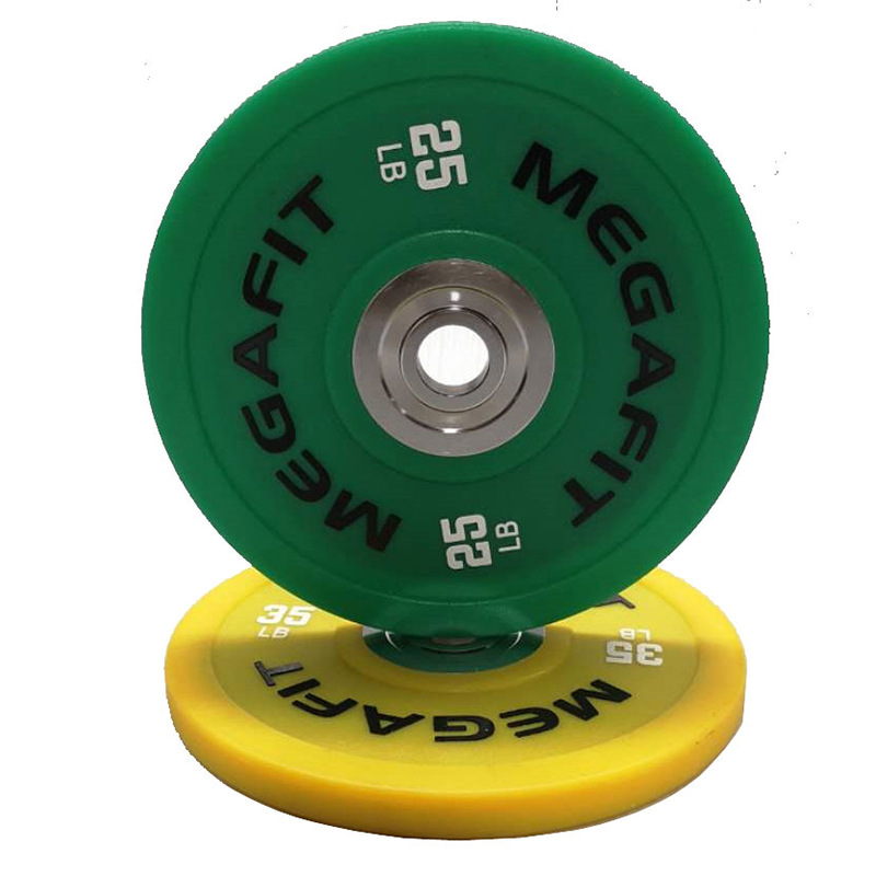 CPU high elastic color competitive film weightlifting barbell piece