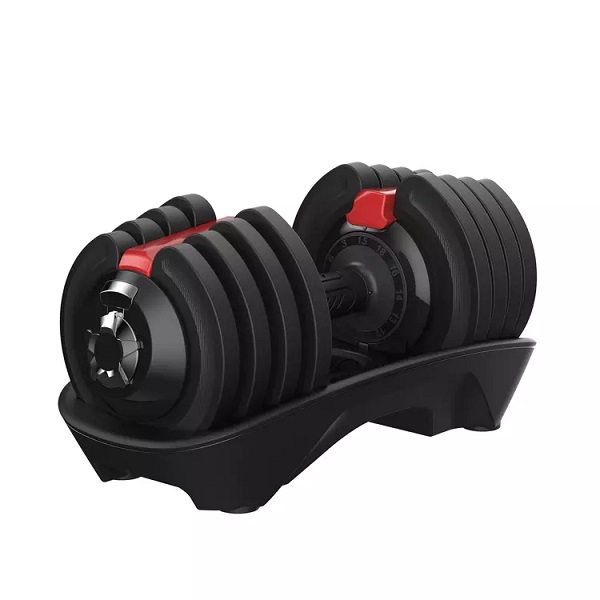 adjustable dumbbell 2022 Home Indoor Fitness 15kg 16kg 18kg 22kg 24kg 40kg 50kg 40lb 90lb Rubber Cast Iron Dumbbell set Featured Image