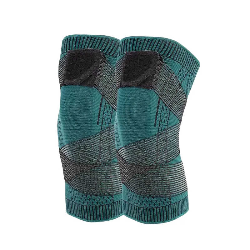 Non slip breathable Sports knee flex wrap knee support compression sleeve