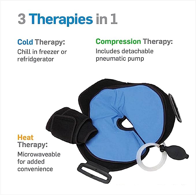 Cold/Hot Shoulder Ice Pack, Pain Relieving Shoulder Support – Cooling or Heating Pad