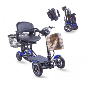 All-terrain 4 wheel foldable mobile scooter