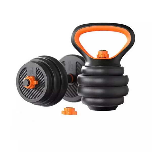 6 in 1 set Multifunctional Adjustable Dumbbell Cement kettlebell Set 10-40kg Gym Fitness Dumbbells Featured Image