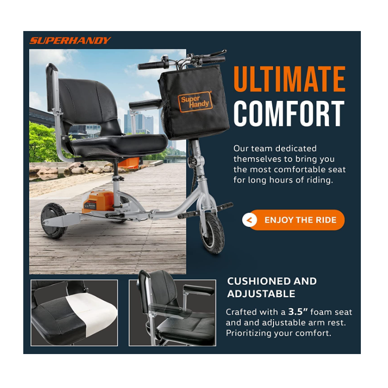 Folding Mobile Scooter (Upgraded Design) – Electric