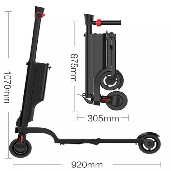 New Model Patent Design Portable Children Electric Scooter