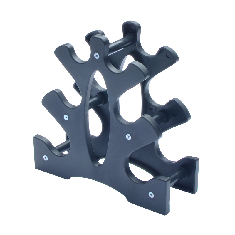 Leaf triangular dumbbell stand