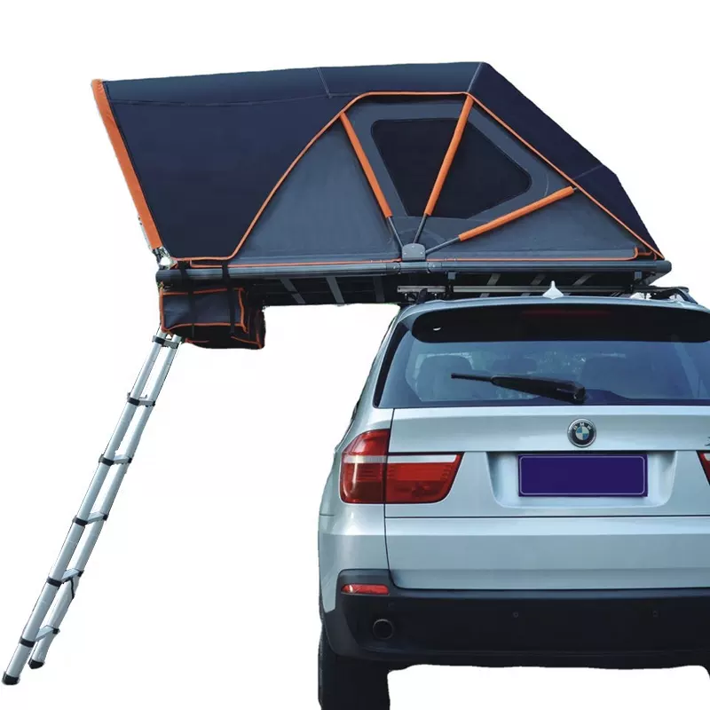Camping triangle aluminum hard shell rooftop tent car roof top tent Featured Image