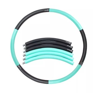 Portable Weighted Hula Loop Adjustable Stainless Steel Adult Best Hula Hoops Fitness Exercise For Gym Equipment