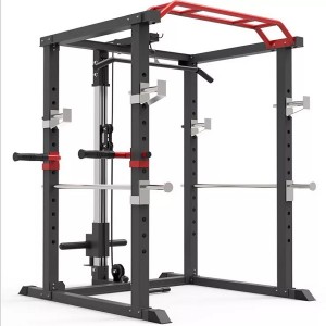 350KG Capacity Multi-Function for gymnasium center Adjustable power cage gym equipment power rack fitness squat rack