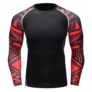 2022 latest design Customized men long sleeve Rash guard