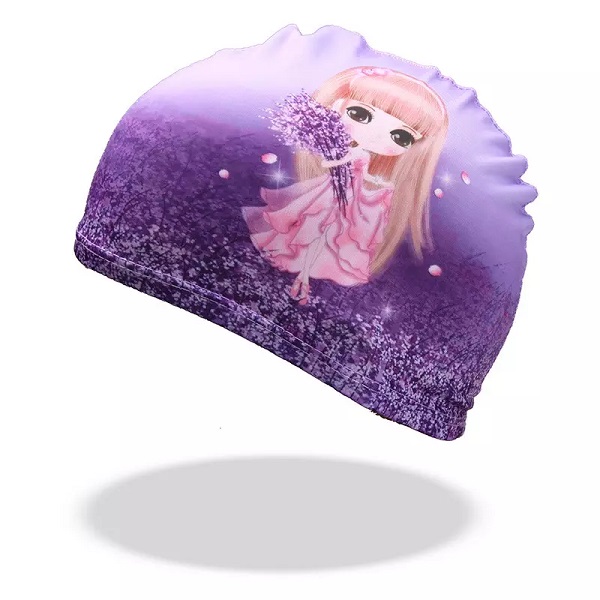 Wholesale hot selling Swimming Cap for children PU coating high quality Waterproof custom Logo kids Swimming Cap Featured Image