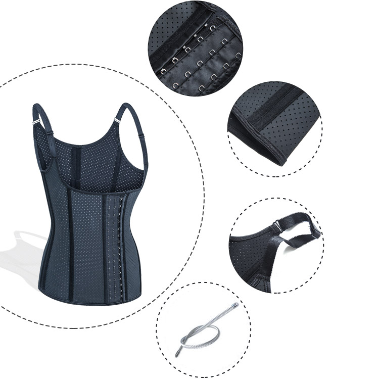 Latex waist cincher slimming belt waist trainer corset for body shaper