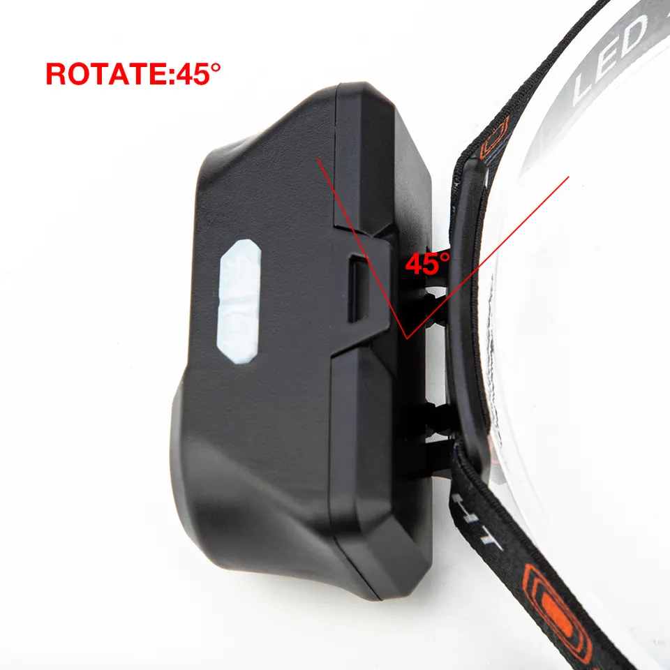 LED headlamp headlight flashlight USB charging