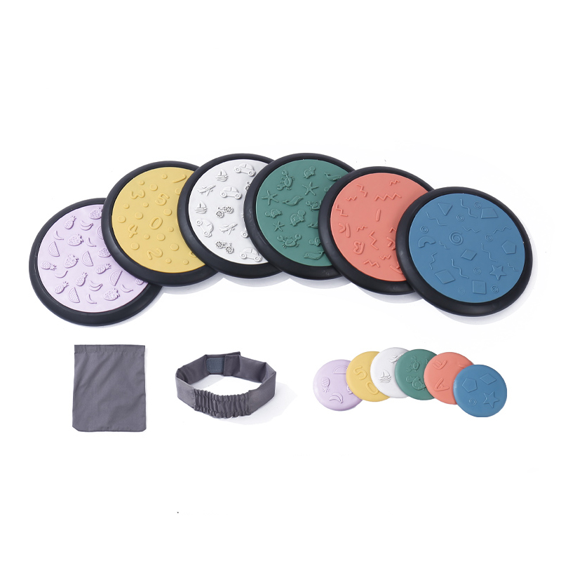 Matching Game Sensory Training Discs Tactile Stimulation for Kids Calming and Stimulating Early Learning Play With Eye Mask