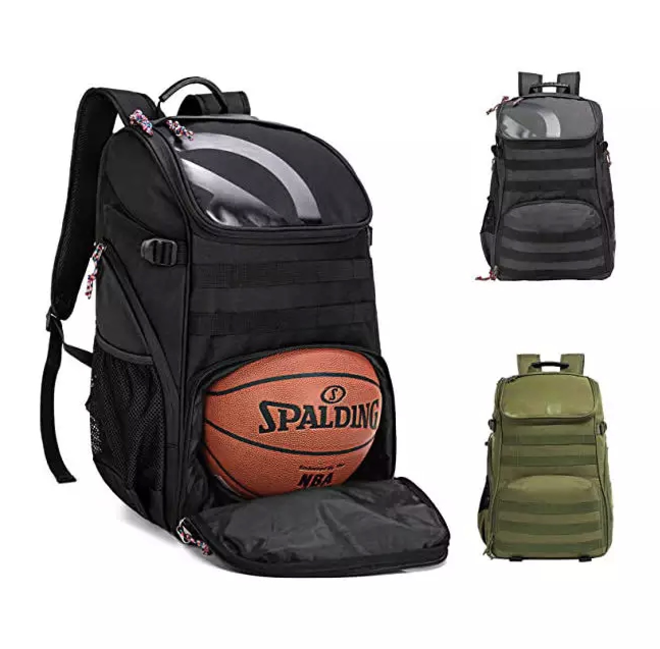 Soccer Backpack With Ball Compartment Outdoor Sports Backpack Gym Bag For Basketball Featured Image