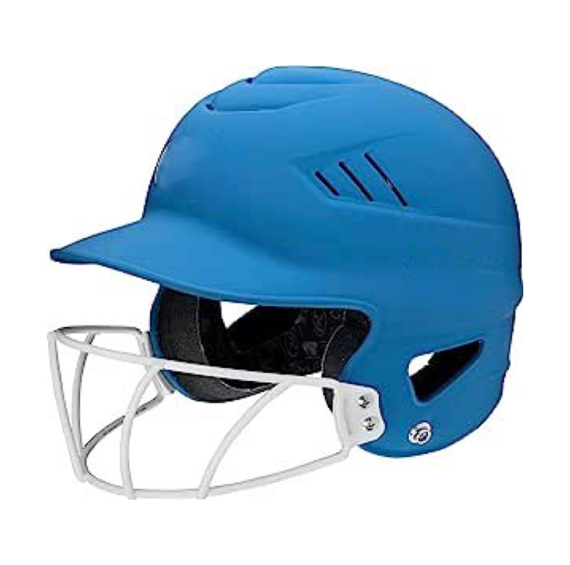 High Gloss Batting Helmet with Face Mask | Baseball/Softball