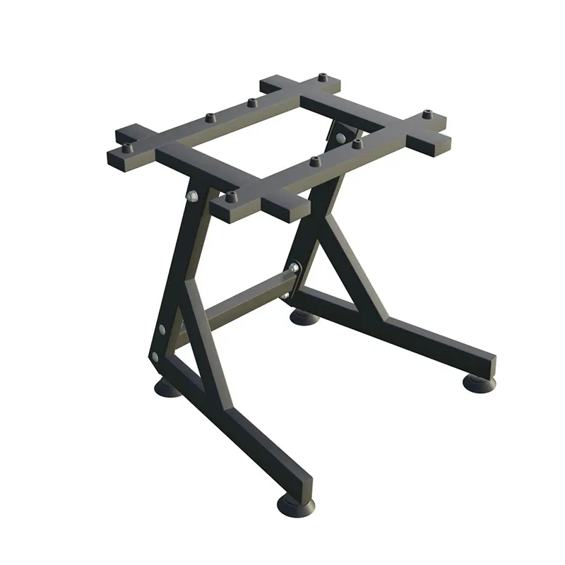 Weight adjustable dumbbell lifting set frame