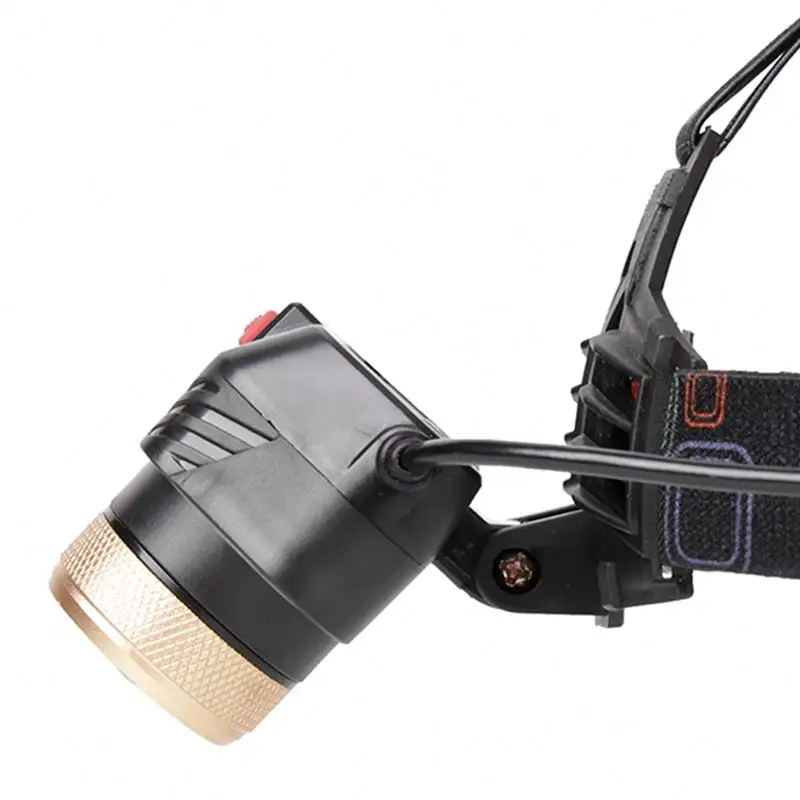 High power aluminum alloy rechargeable LED headlights