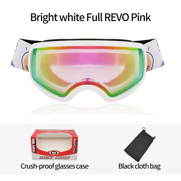 Ski Goggles Double Anti-fog Spherical Ski Glasses Outdoor Goggles Equipment for Children Outdoor Sport Goggles UV Protection