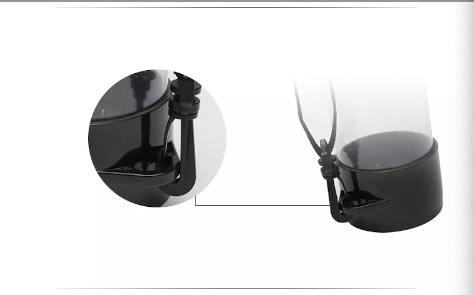 Tennis ball pickup collection natural plastics storage tube