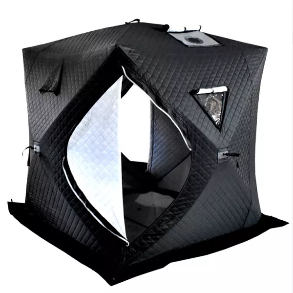 Pop Up custom Outdoor sauna tent room portable Square hiking insulated camping ice cube winter fishing tent winter hot tent Featured Image
