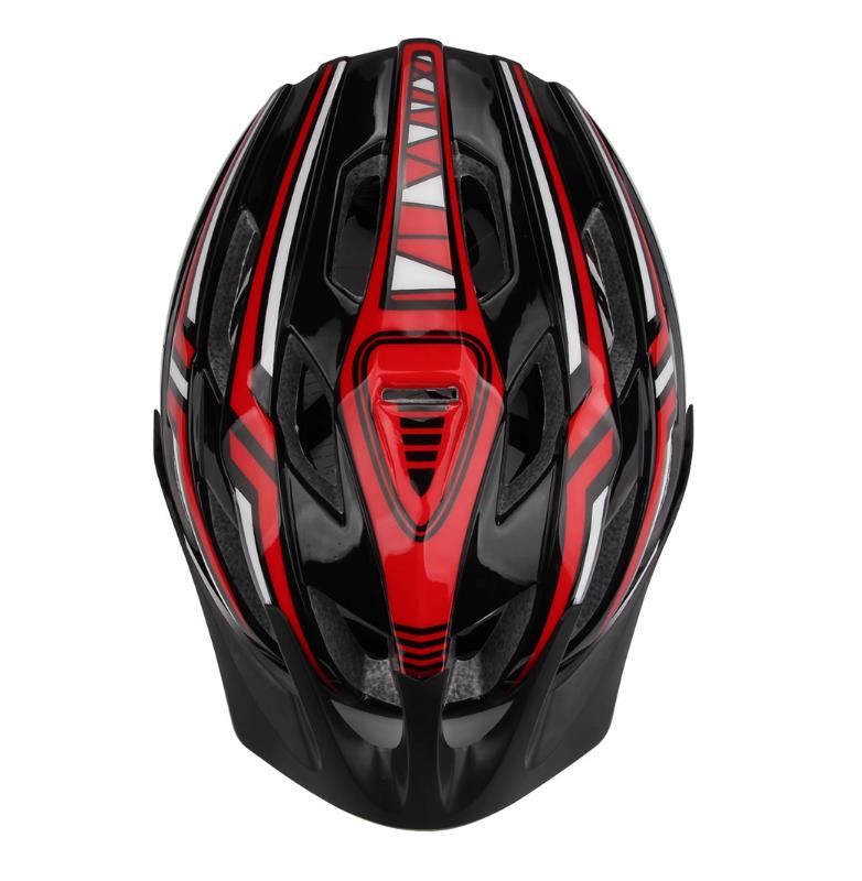 Custom Skate Scooter Bike Helmet with Signal Light Bicycle Cycle Riding Black Yellow Red Led