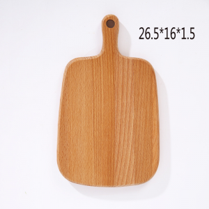 Beech cutting board, pizza board, hanging cut fruit, cutting board, handle, wooden cutting board, solid wood cutting board, one piece dropshipping