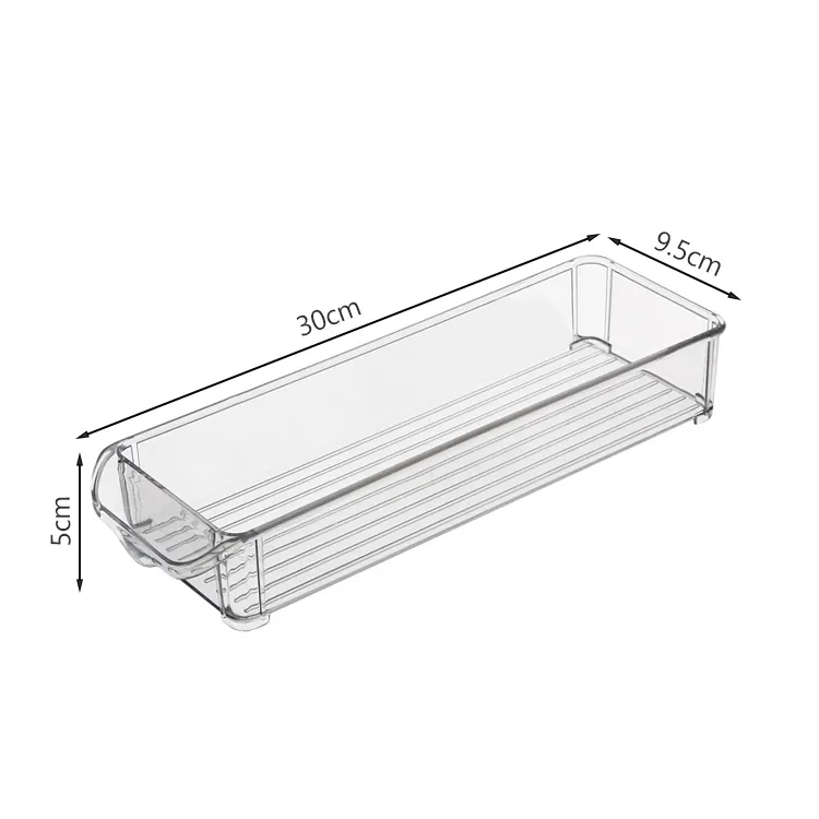12 Spec. PC Transparent Drinks Eggs Kitchen Organizer Stackable Refrigerator Food Storage Organizer Containers Bins Set