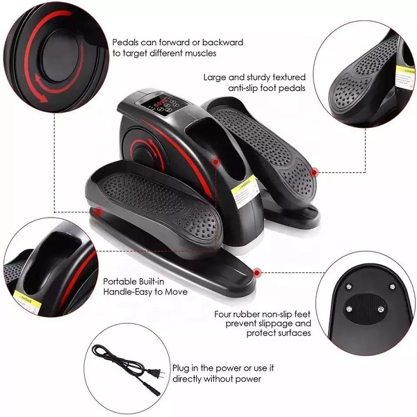 Drop Shipping Electric Desk Elliptical Machine Trainer Desk Elliptical With Remote Contral