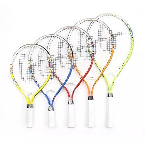 View larger image       Add to CompareShare Factory wholesale OEM kids aluminum junior tennis rackes kids tennis skill training racket size 17 19 21 23 25 inch available
