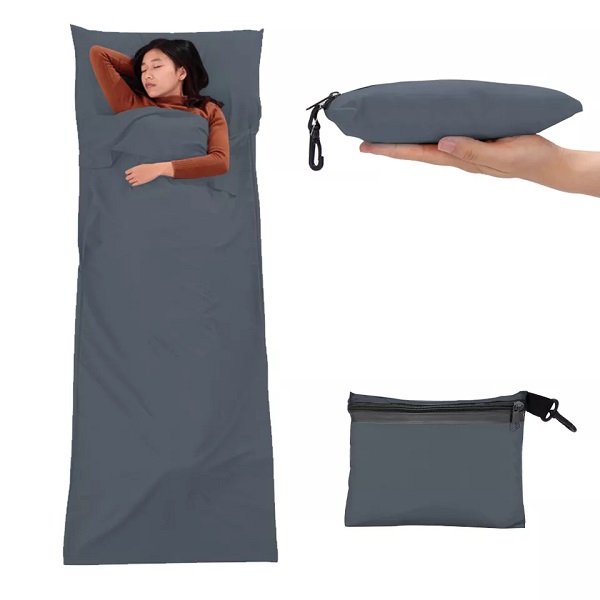 Adult Sleeping Bag for Outdoor Travel Hotels Pure Cotton Ultralight Envelope Portable Sanitary bag Featured Image