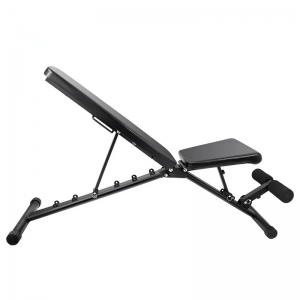 Foldable fitness weightlifting dumbbell stool