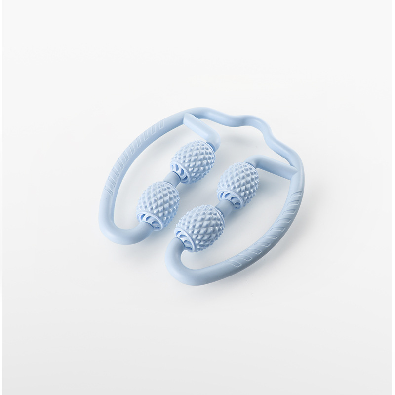 Ring Leg Clamp Massager Relaxing Leg Shaping Roller Roller Stick Yoga Four-Wheel Massager Ring Clamp Calf Equipment