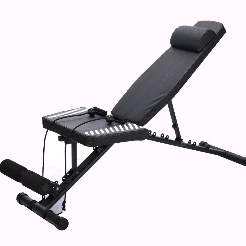 Folding multifunctional dumbbell stool fitness chair