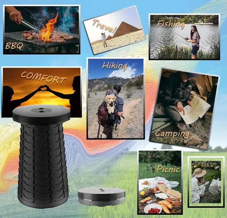 Office plastic telescopic folding chair