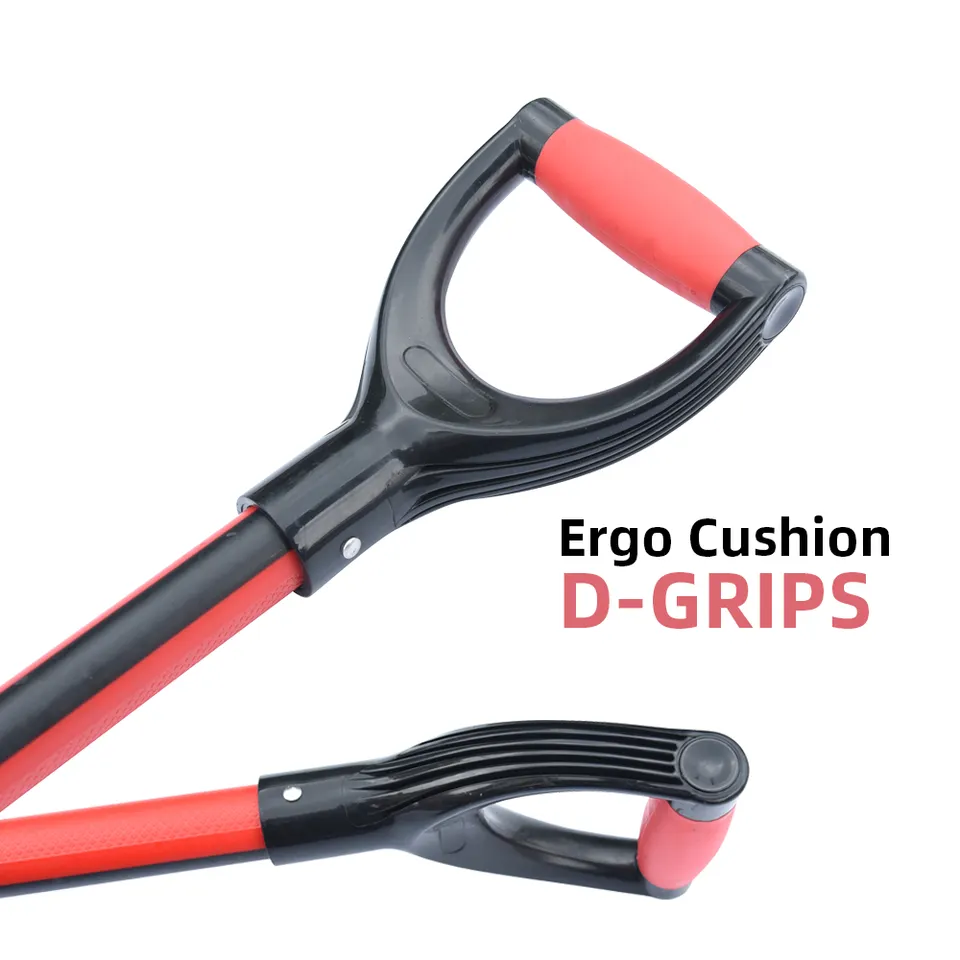 Professional Durable Garden Tools Fiberglass Handle Carbon Steel Head Outdoor Yard Garden Digging Planting Spade Shovel