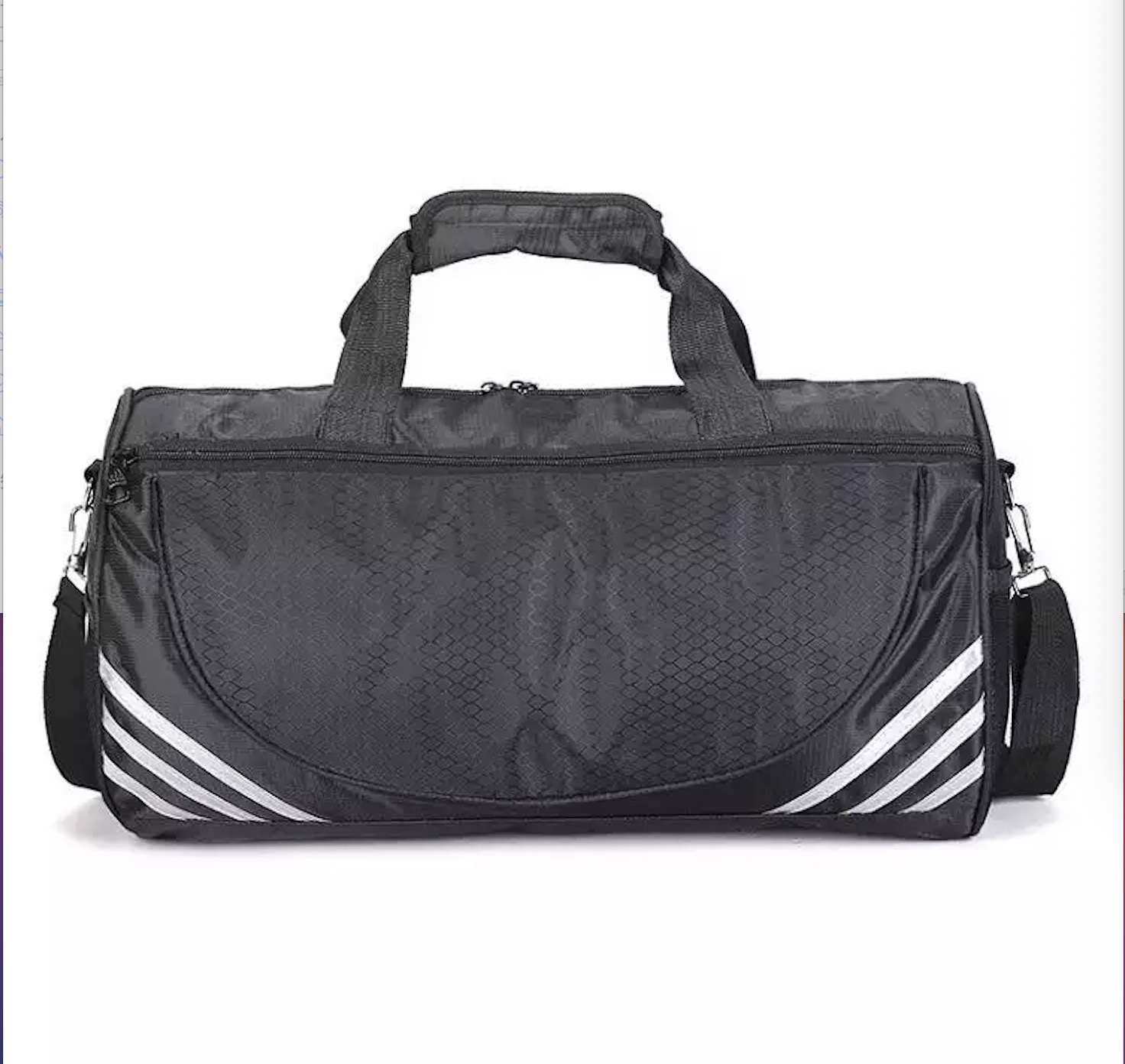 Custom Print Women Men Sports Gym Bag Travel Duffel Bag With Wet Pocket & Shoes Compartment Sports Bags